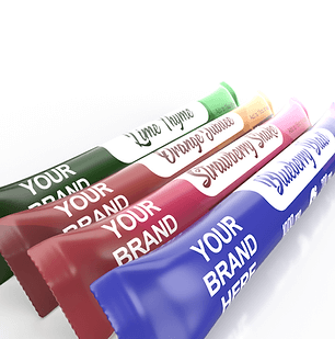 Private label supplements and nutraceuticals in stick pack form with custom packaging for every brand.